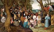 Pieter Brueghel the Younger The Preaching of St John the Baptist Sweden oil painting artist